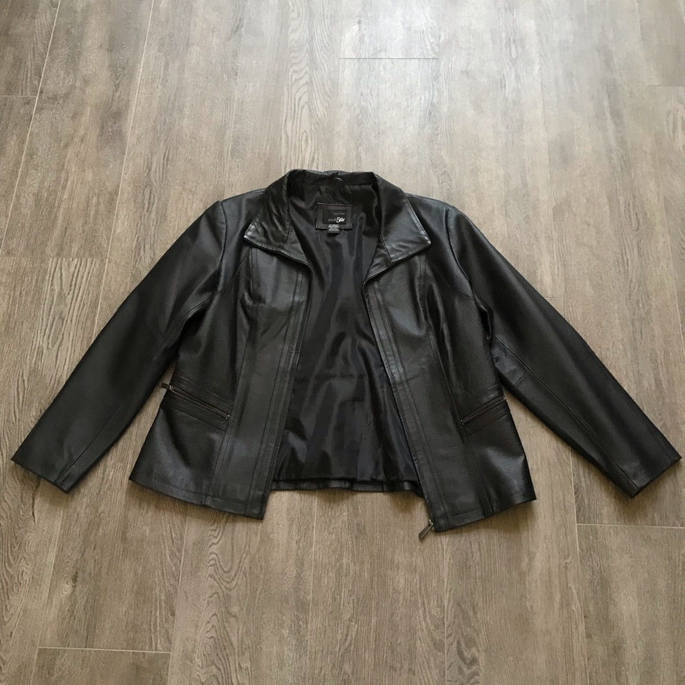 NWOT East 5th genuine leather jacket